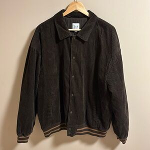 Gap corduroy varsity jacket